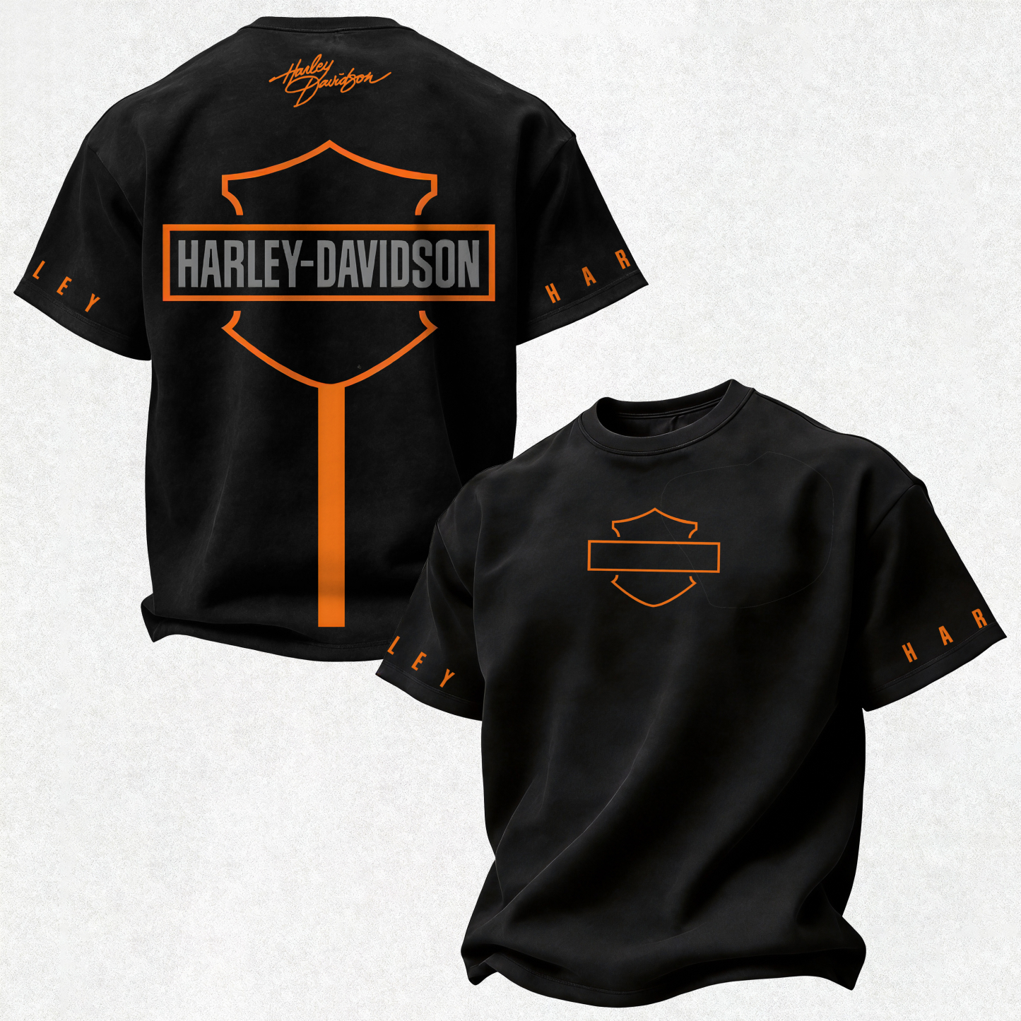 Harley-Davidson Motorcycles Printed Oversized Unisex T-shirt