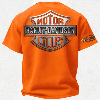  Motorcycle Racing Printed Oversized Unisex T-shirt