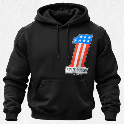  Motorcycles Printed Fleece-lined Unisex Hoodie