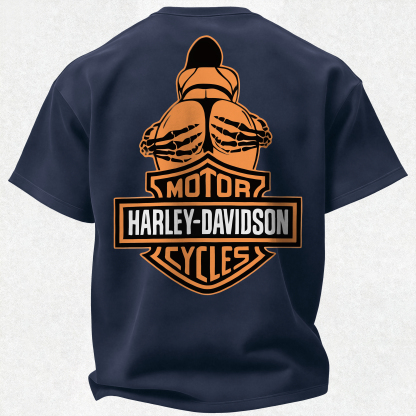  Motorcycles Printed Oversized Unisex T-shirt