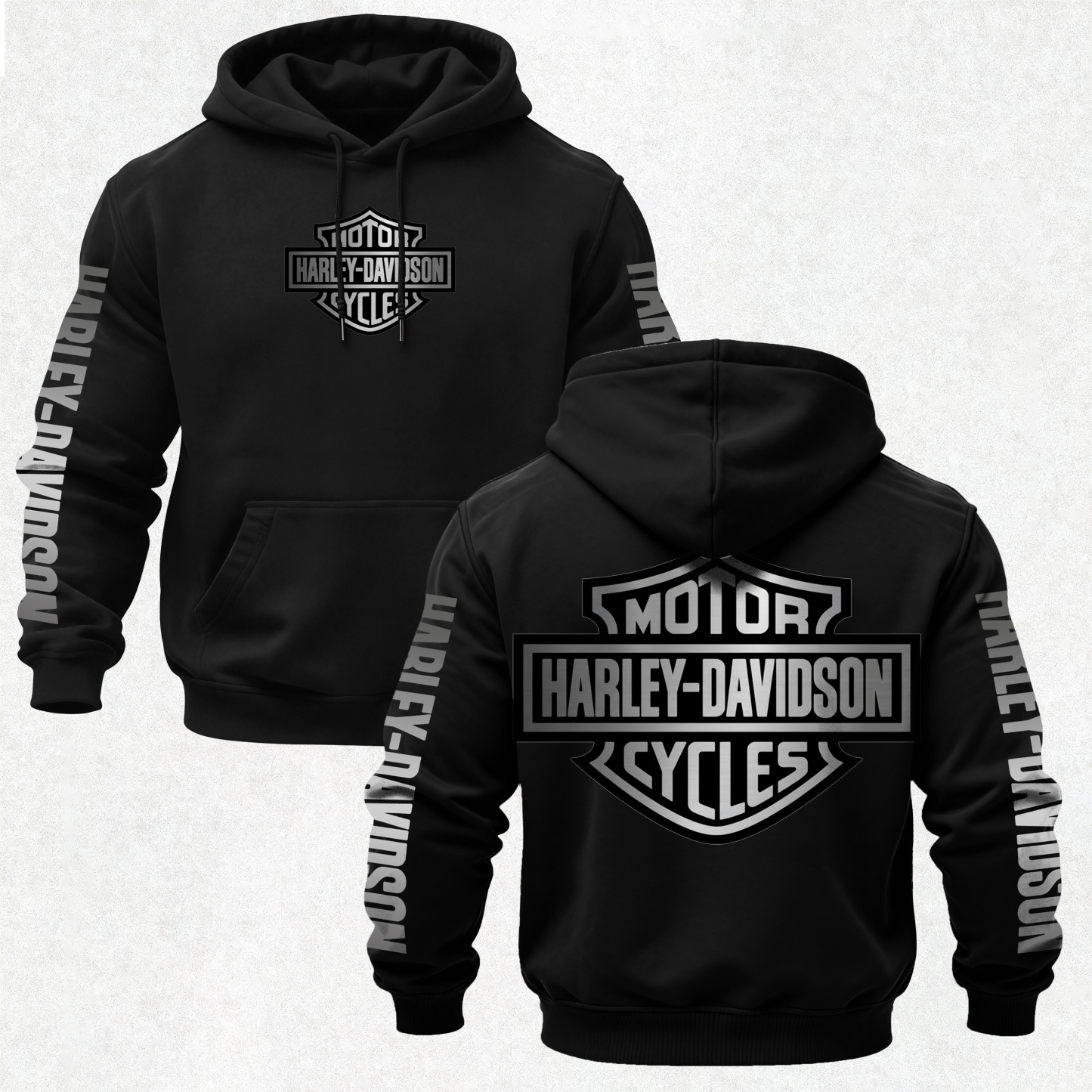Harley-Davidson Motorcycles Printed Fleece-lined Unisex Hoodie