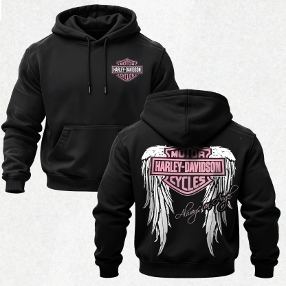  Motorcycles Printed Fleece-lined Unisex Hoodie