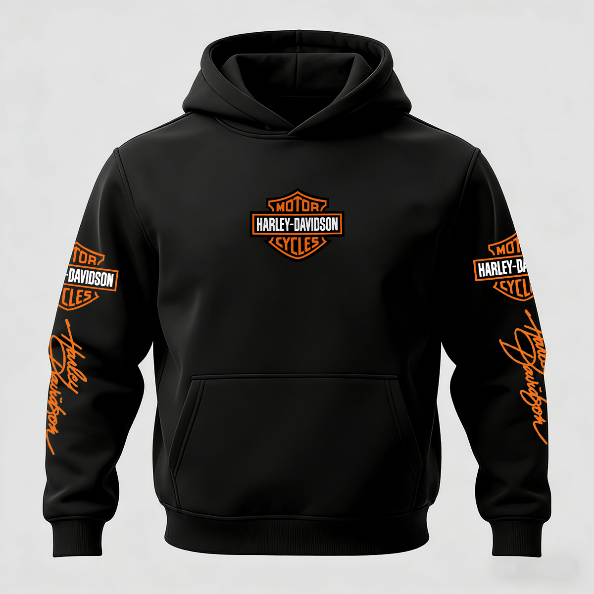  Motorcycles Printed Fleece-lined Unisex Hoodie
