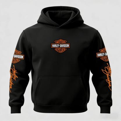  Motorcycles Printed Fleece-lined Unisex Hoodie