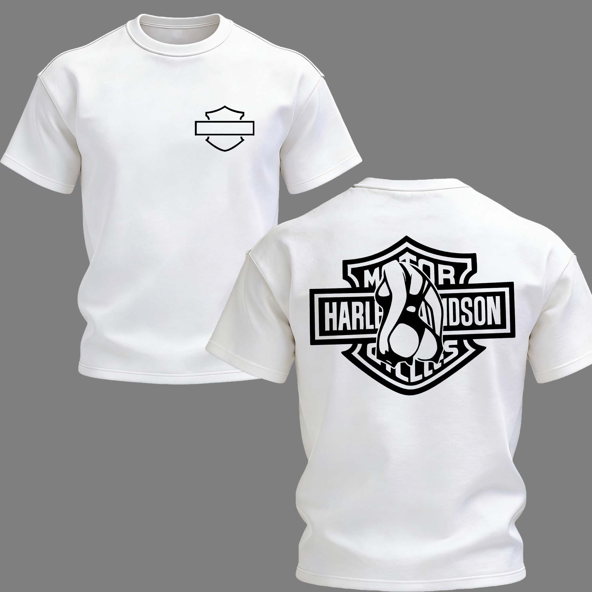  Motorcycles Printed Unisex Oversized T-shirt