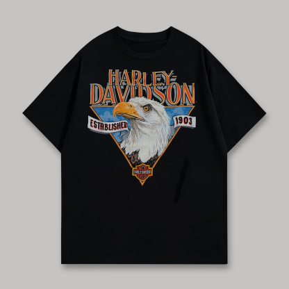  Motorcycles Printed Oversized Unisex T-shirt