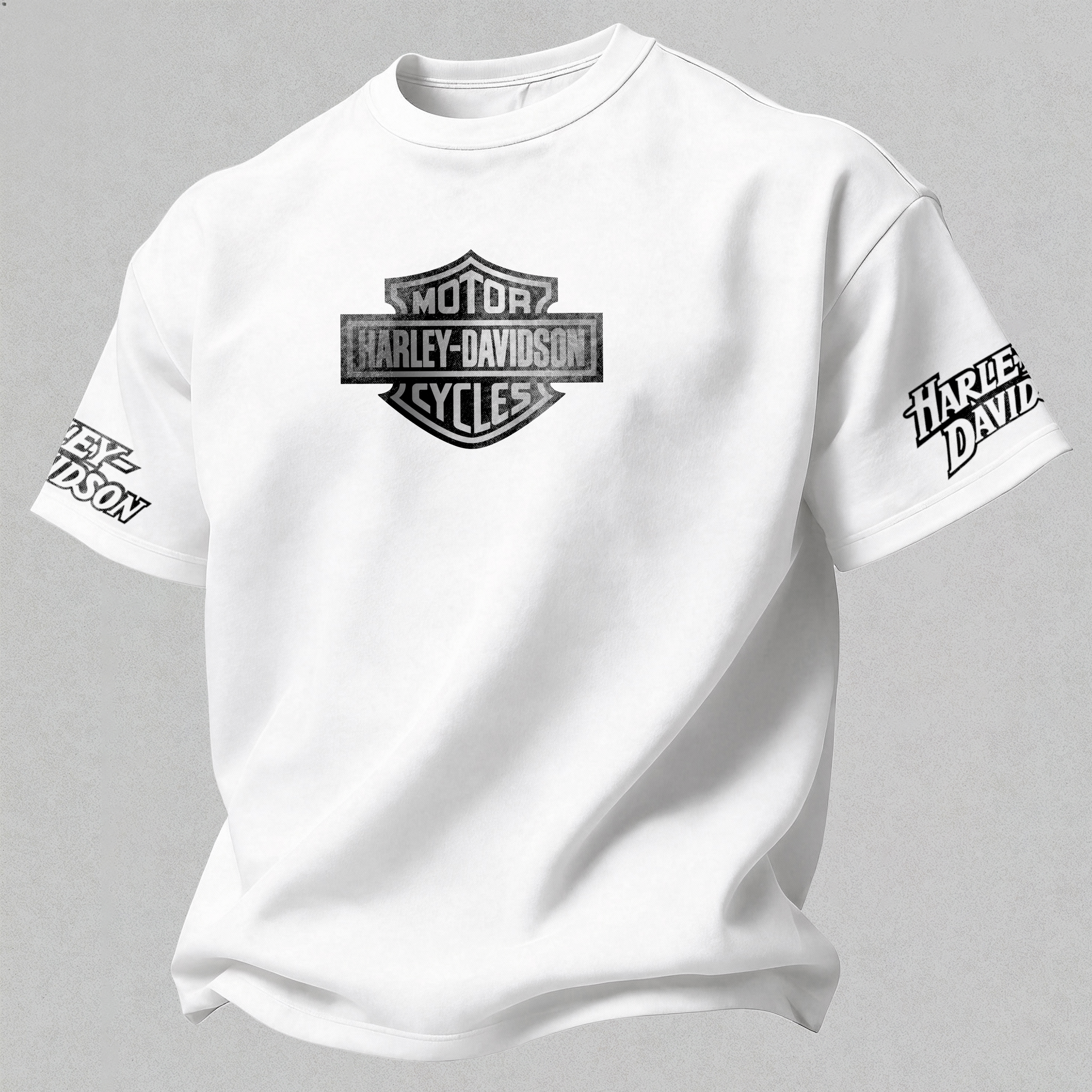  Motorcycles Printed Oversized Unisex T-shirt