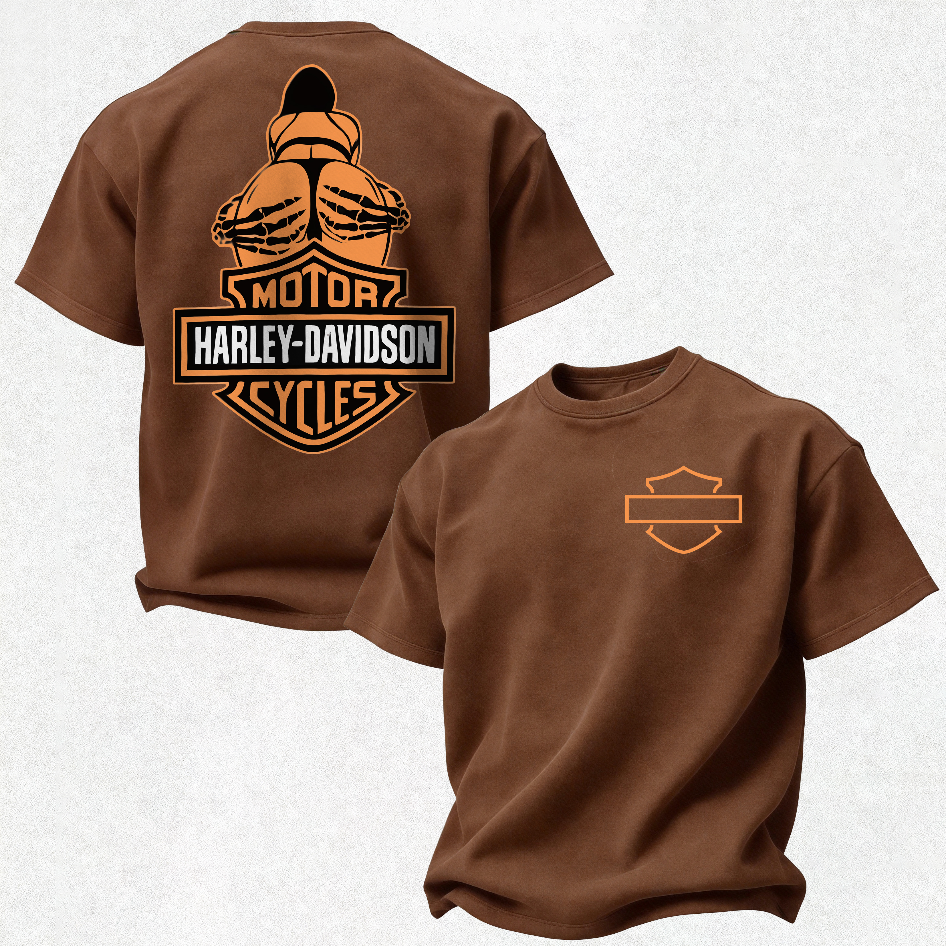  Motorcycles Printed Oversized Unisex T-shirt