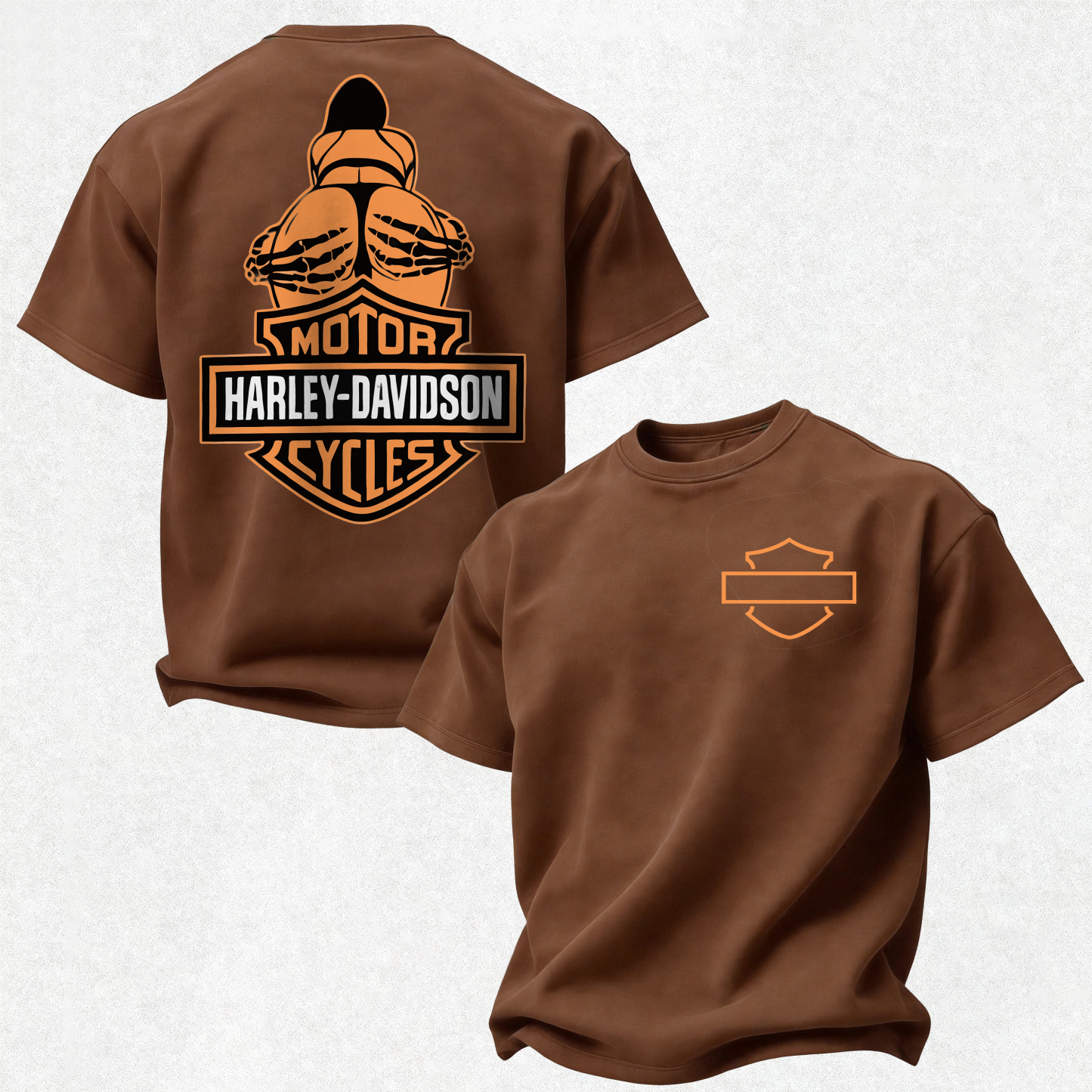  Motorcycles Printed Oversized Unisex T-shirt