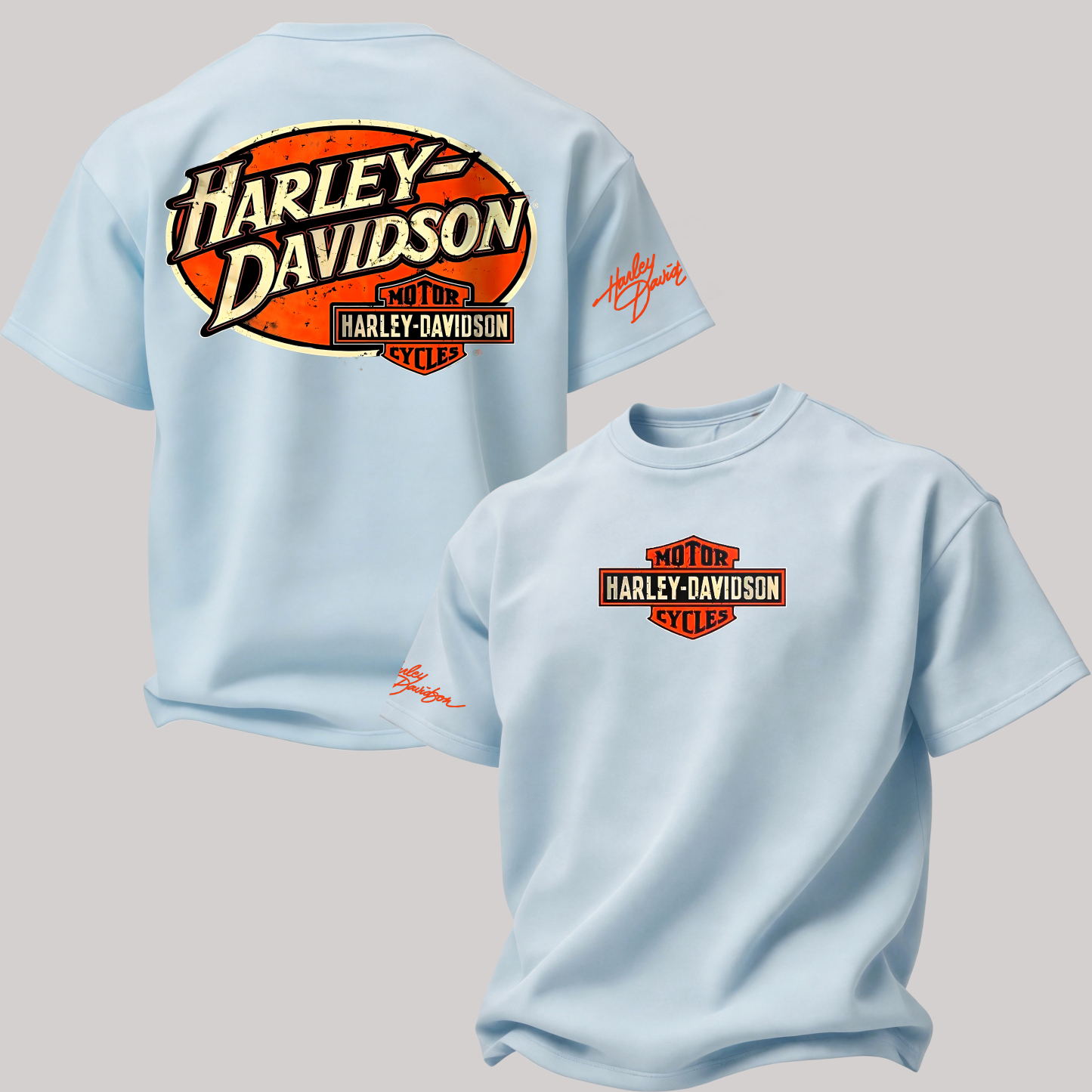  Motorcycles Printed Oversized Unisex T-shirt