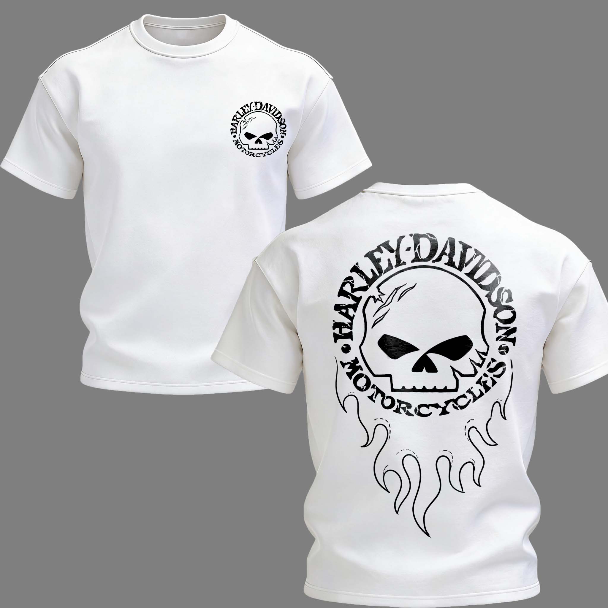  Motorcycles Printed Unisex Oversized T-shirt