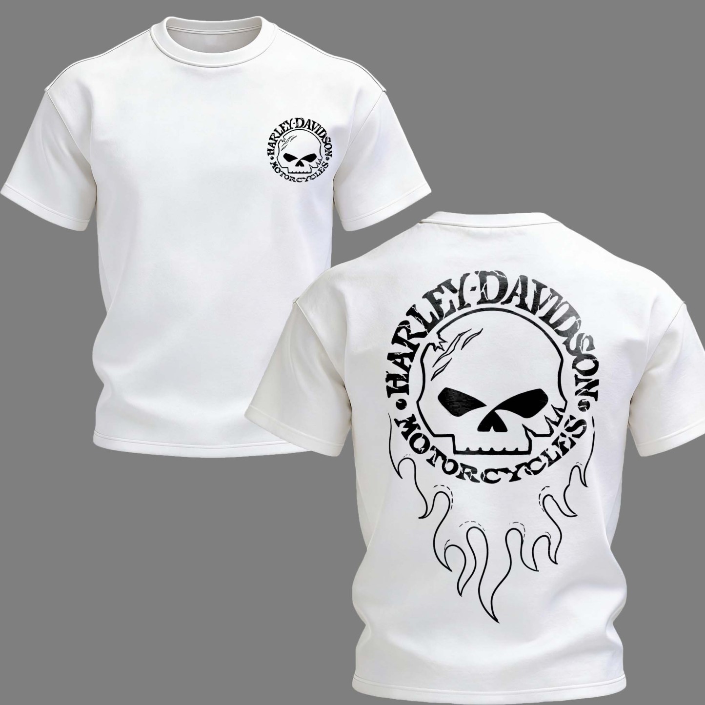 Harley-Davidson Motorcycles Printed Unisex Oversized T-shirt