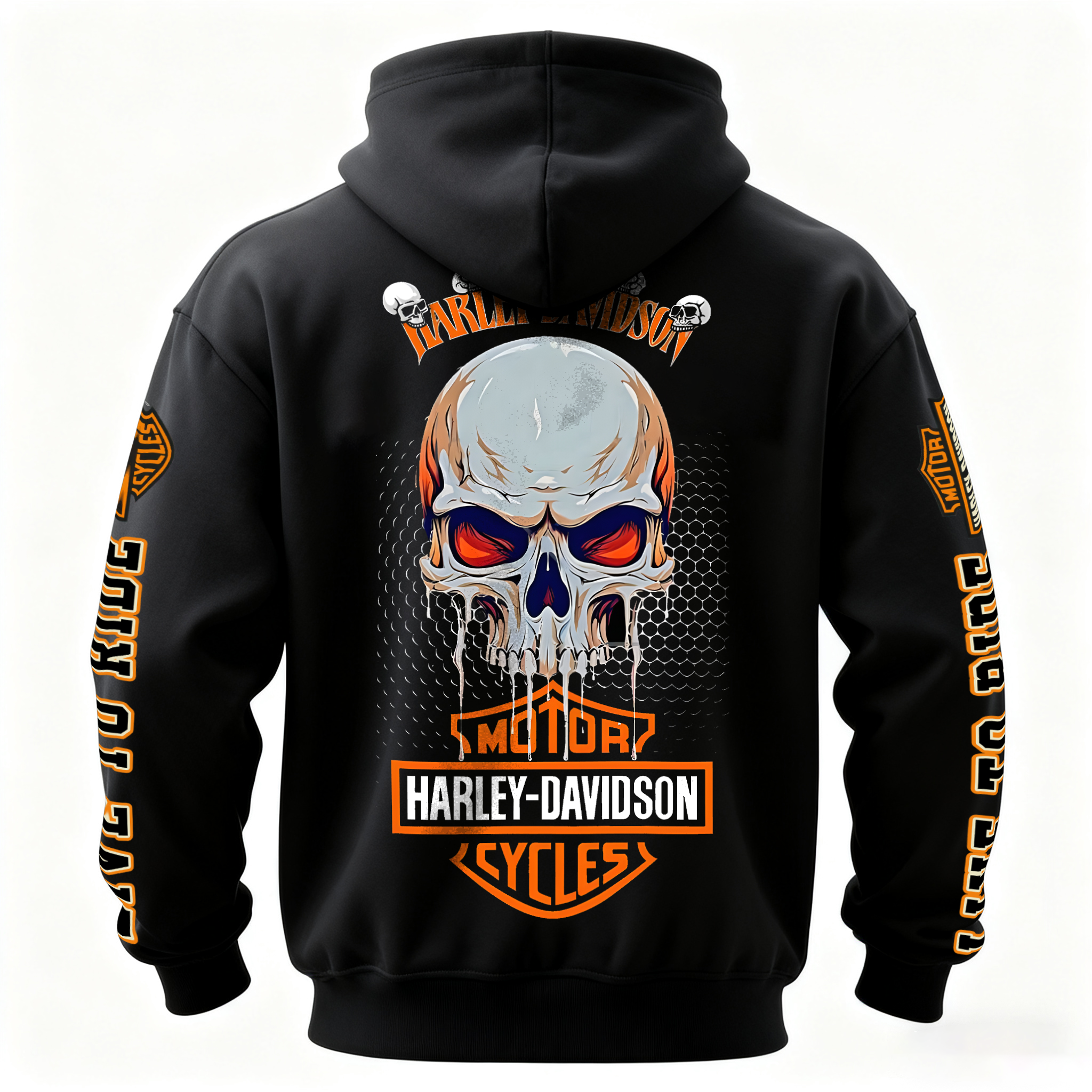  Motorcycles Printed Fleece-lined Unisex Hoodie