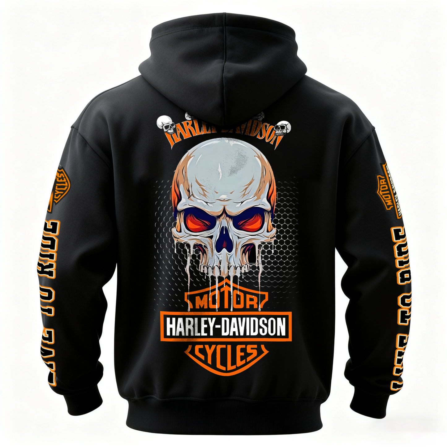 Harley-Davidson Motorcycles Printed Fleece-lined Unisex Hoodie