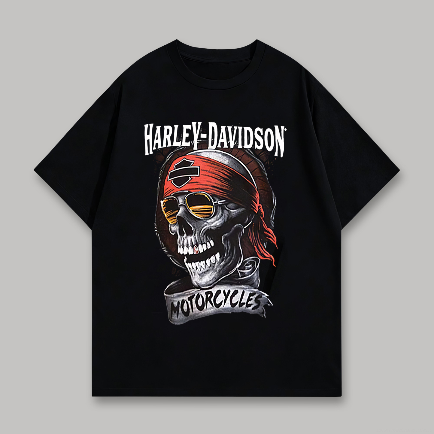 Harley-Davidson Motorcycles Printed Oversized Unisex T-shirt