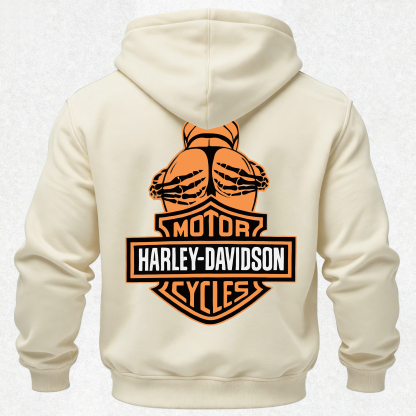  Motorcycles Printed Fleece-lined Unisex Hoodie