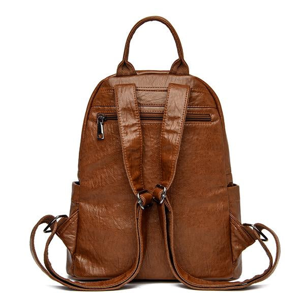 VINTAGE SOFT LEATHER BACKPACK  
