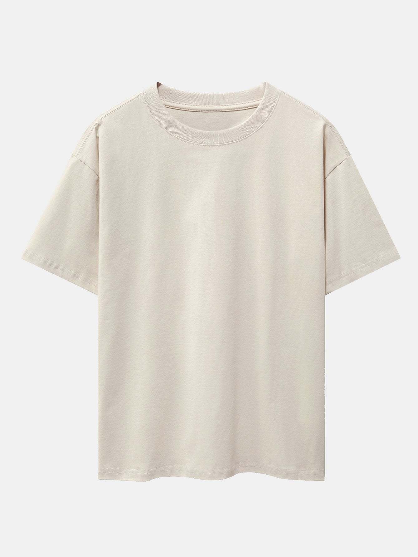 3 Pieces Basic Heavy Weight Drop Shoulder Oversize T-Shirts