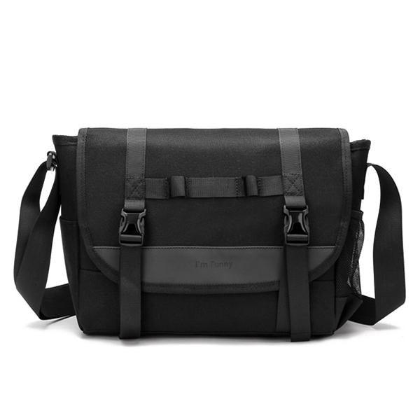 MEN'S CANVAS SHOULDER BAG
