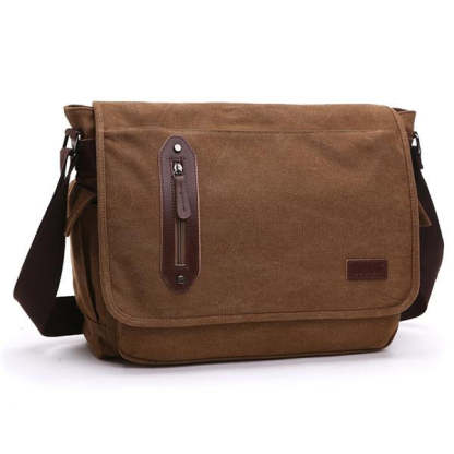 CASUAL CANVAS CROSSBODY BAG