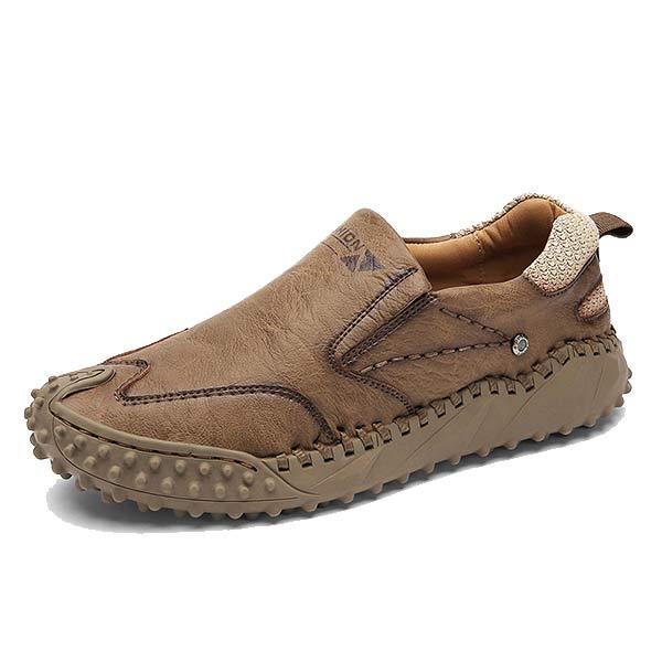 MEN'S RETRO SLIP-ON LEATHER SHOES