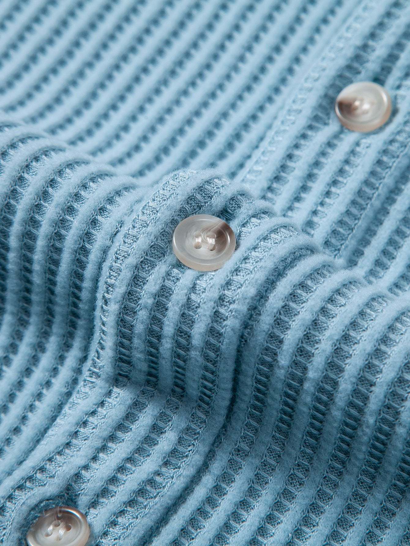 Waffle Button Up Shirt