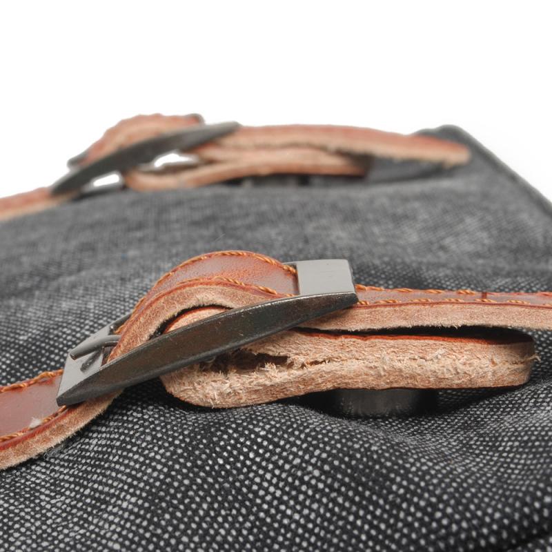 Men's Retro Ethnic Pattern Canvas Shoulder Bag 