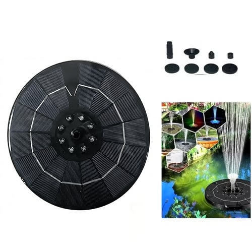 🏆Flash Sale⚡Solar Bath Fountain with 6 Nozzle