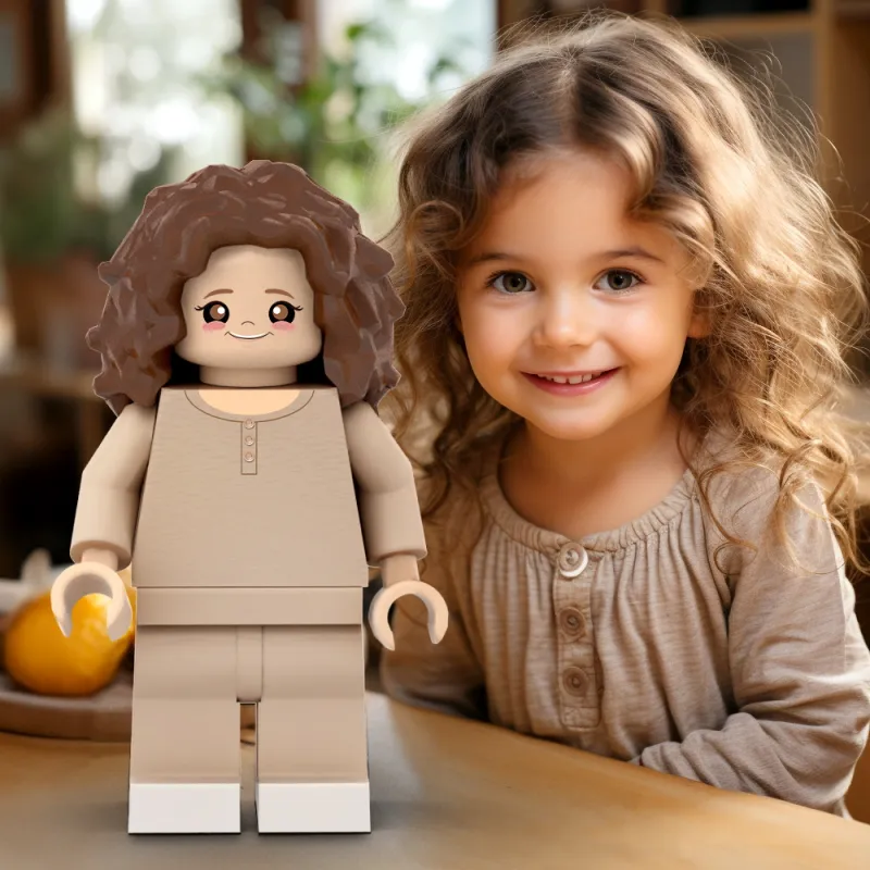 Custom Giant Minifigs Personalized Photo Giant Minifigs Turn Your Photo into Minifigs Gifts for Daughter