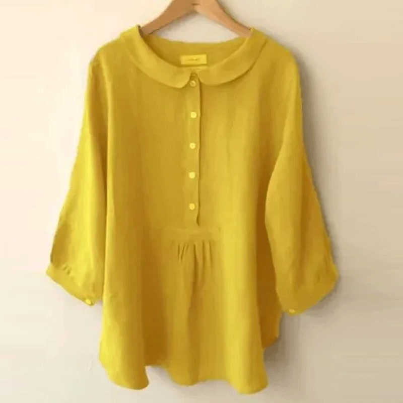 3色寬鬆上衣洋氣顯瘦襯衫-HaloBless