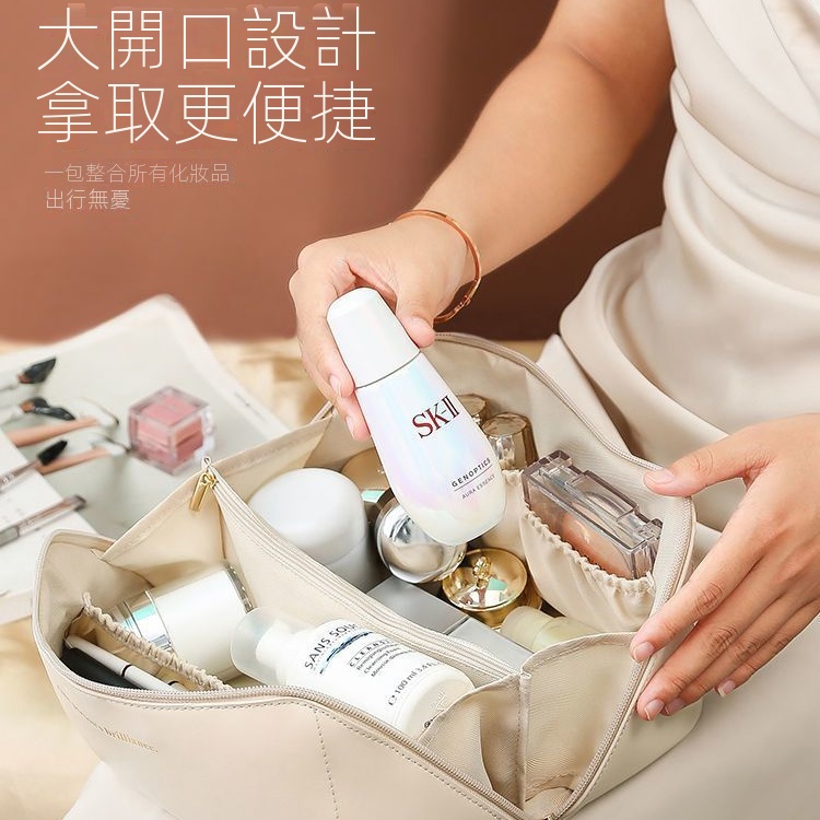 Ins便攜外出旅行大容量化妝品收納包-HaloBless