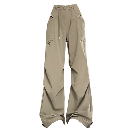 【單件/整套】韓系顯瘦短袖T恤+時尚休閒工裝褲兩件套裝-HaloBless