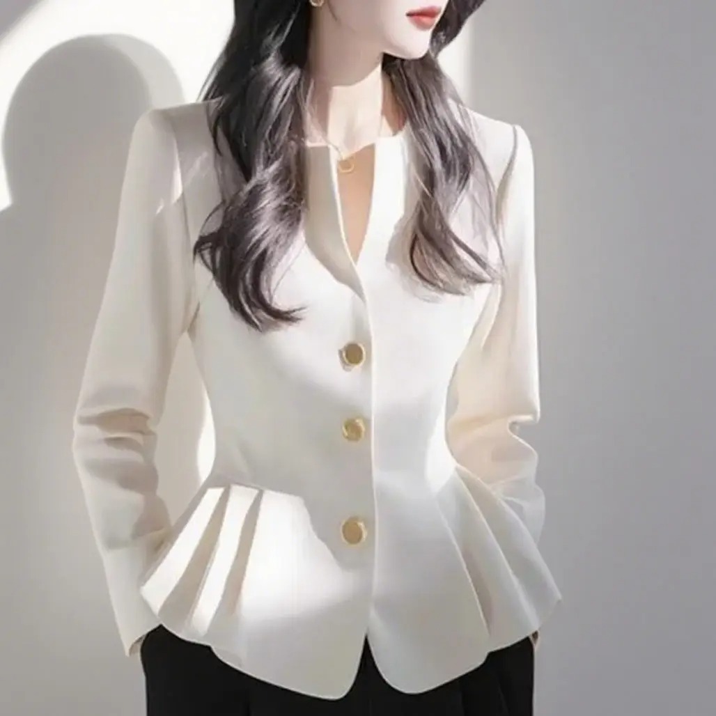 法式高級感輕奢別緻絕美氣質短款長袖外套-HaloBless