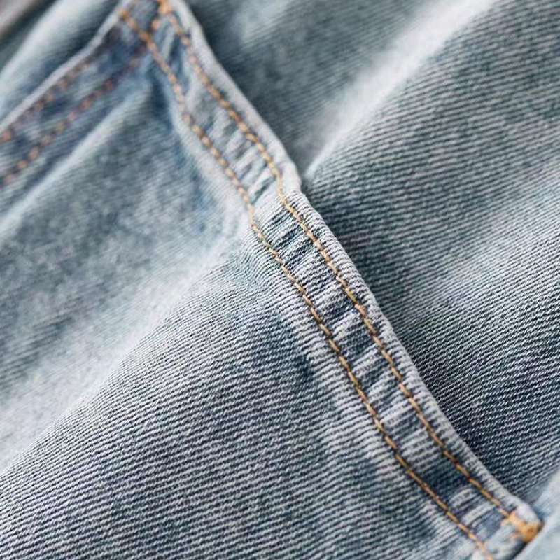 復古水洗牛仔短外套 立領顯高小個子長袖上衣-HaloBless