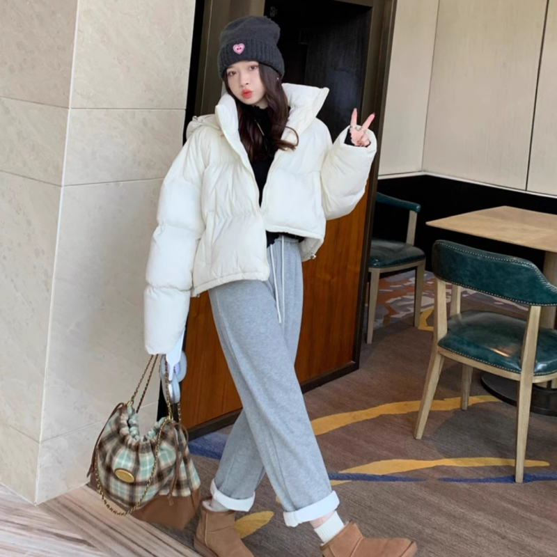 精緻木耳邊半高領修身內搭軟糯針織打底衫