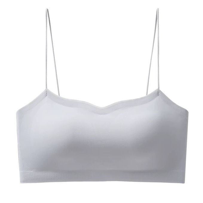 細肩帶不勒肉薄款純色涼感無痕內衣