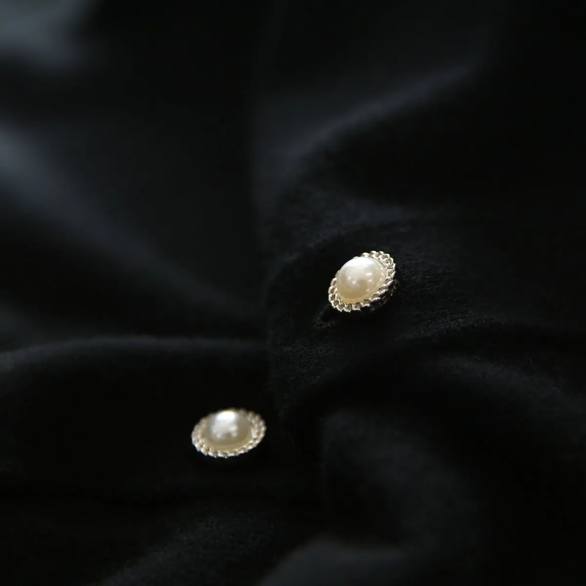 圓領釘珠寬鬆顯瘦氣質大碼針織開衫