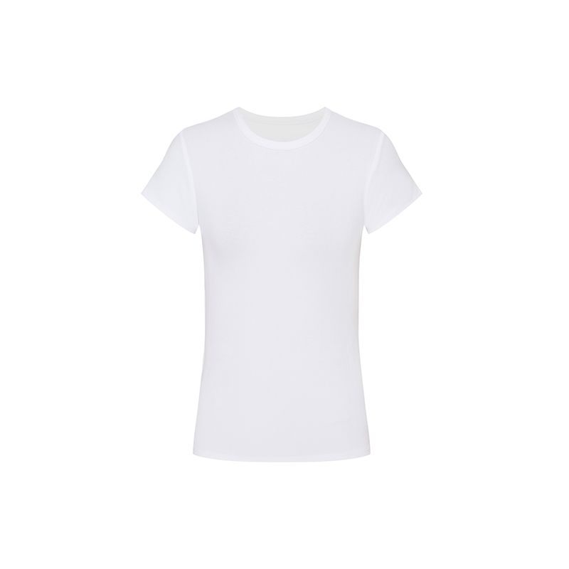 (多色可選)修身顯瘦圓領正肩百搭簡約短袖T恤