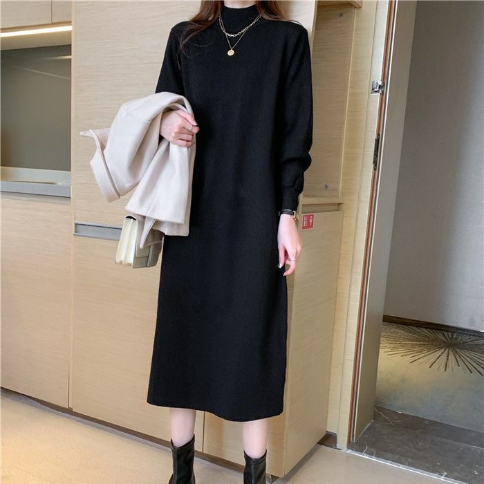 【單件/整套】法式遮肉顯瘦小香風馬甲+連身裙兩件套裝-HaloBless