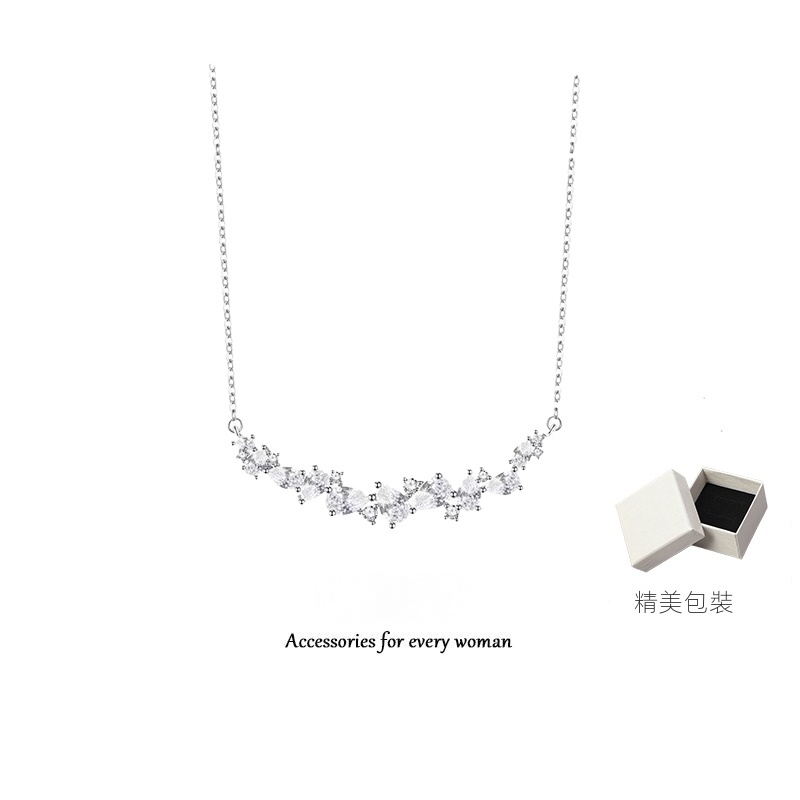 輕奢小眾精緻高級感s925銀紫藤花手鍊/項鍊-HaloBless