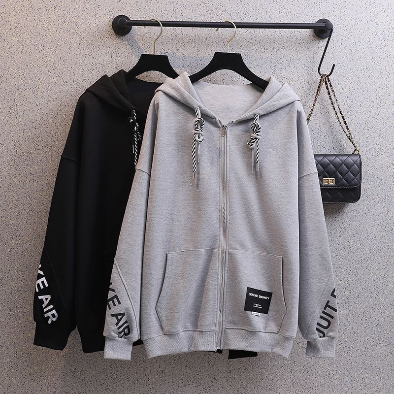 韓版百搭寬鬆休閒潮流連帽外套