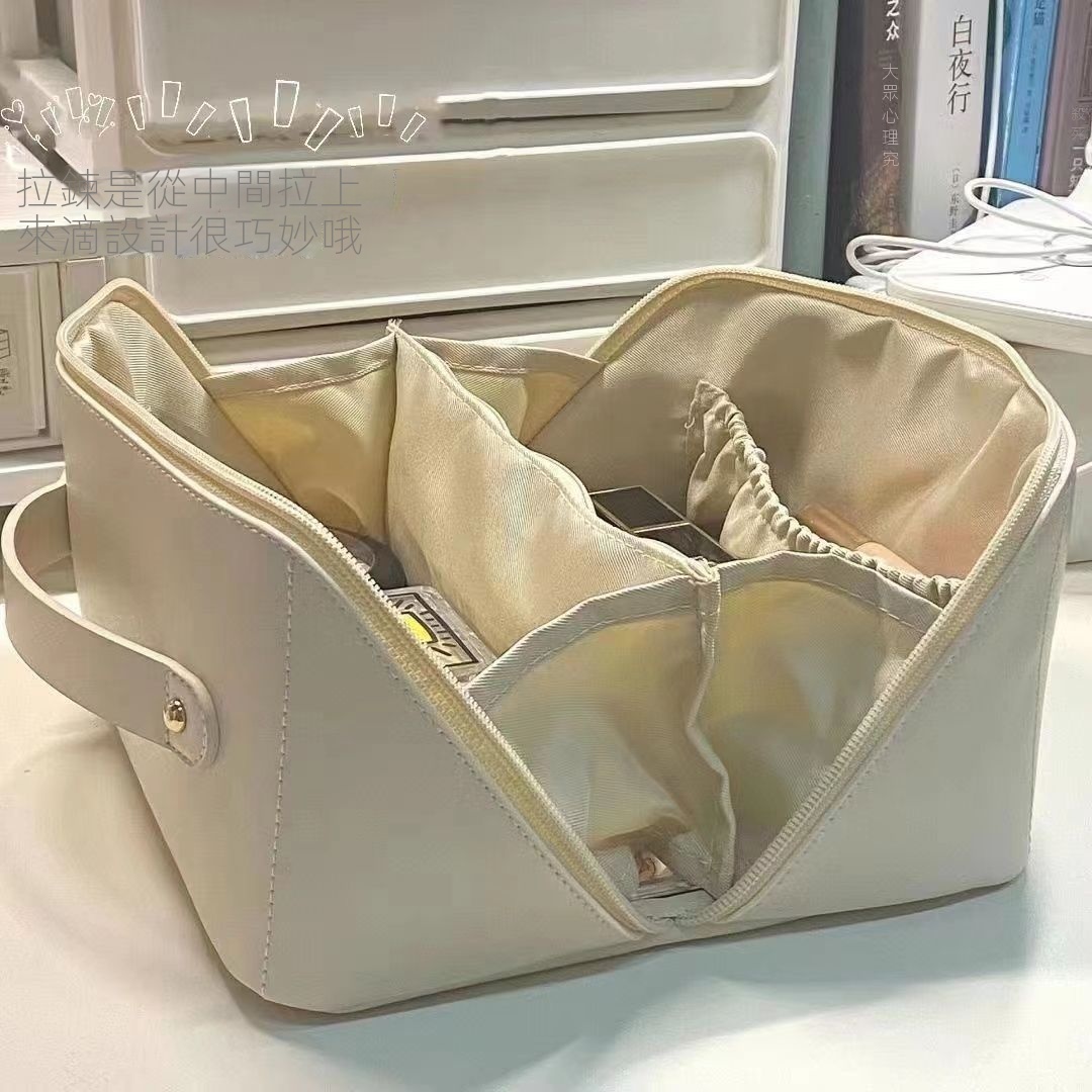 Ins便攜外出旅行大容量化妝品收納包-HaloBless