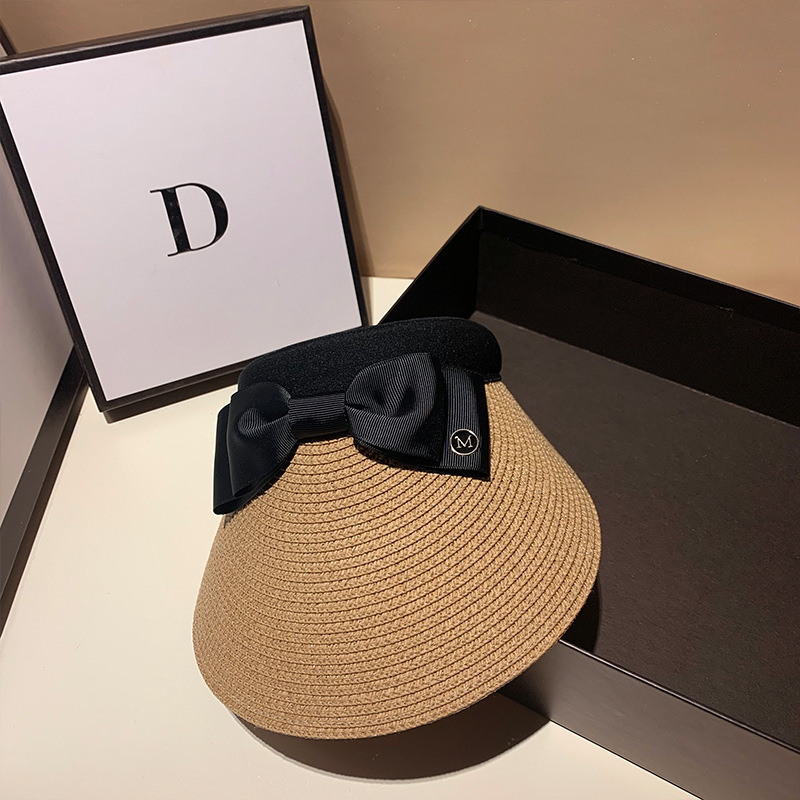 日系百搭防紫外線防曬草帽鴨舌遮陽帽-HaloBless