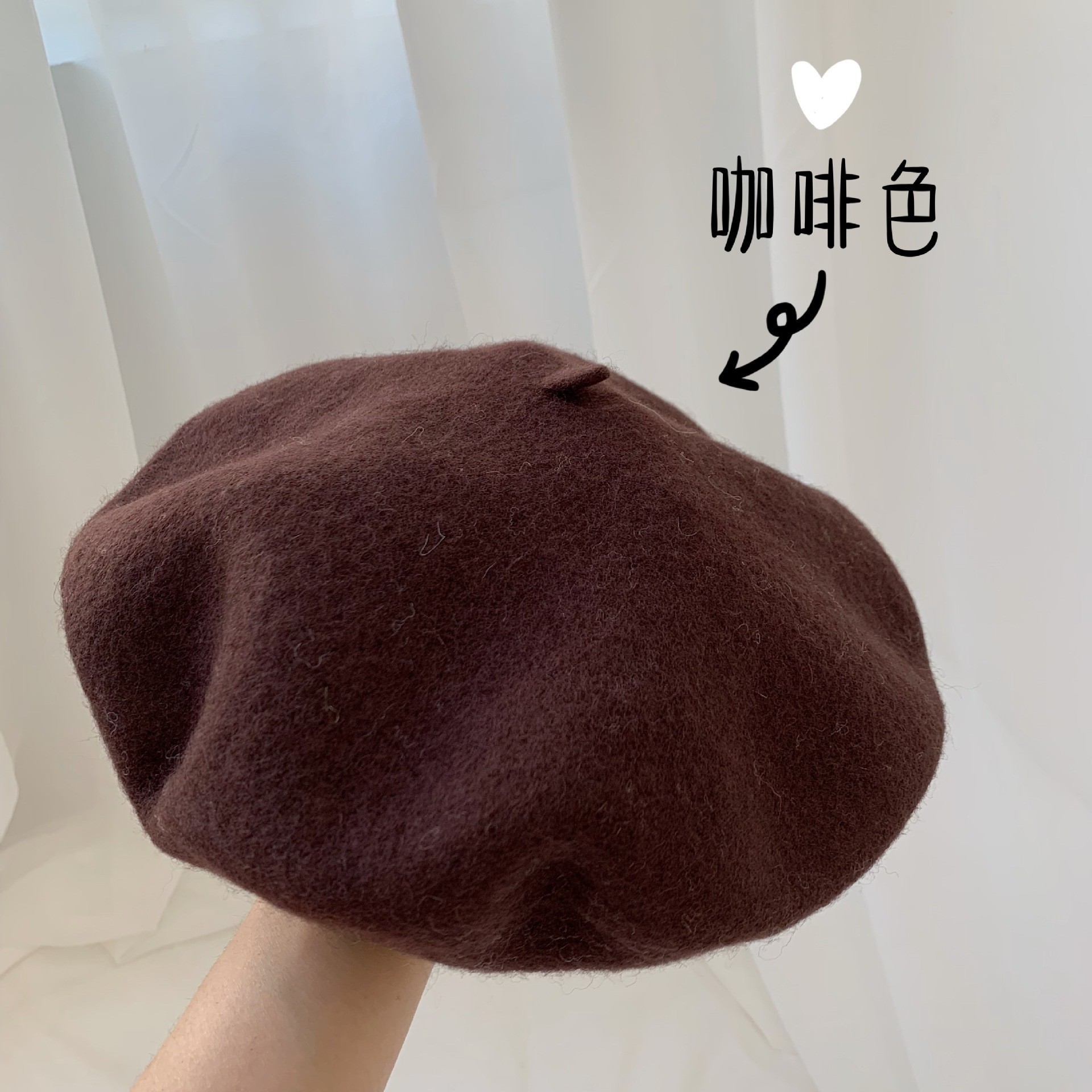 多款英倫復古棕色八角pu皮質貝雷帽子-HaloBless