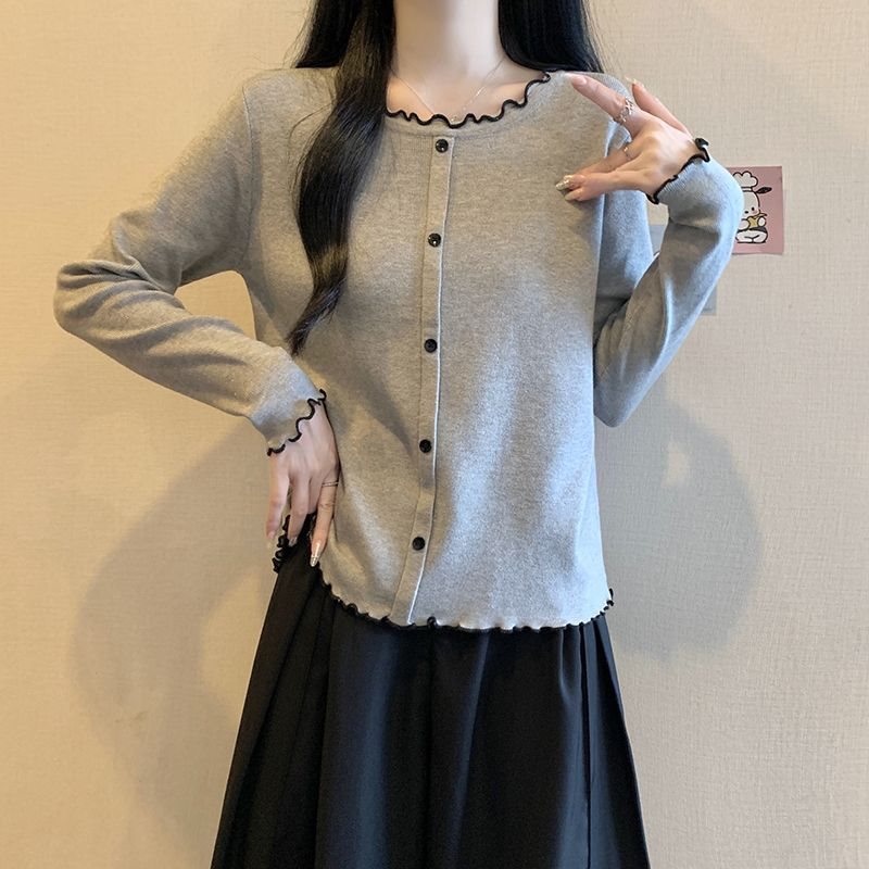 大碼德絨打底衫減齡寬鬆保暖內搭長袖恤-HaloBless