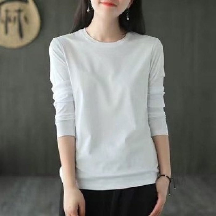 【單件】休閒百搭長袖+寬鬆套頭棉質連帽無袖馬甲兩件套裝-HaloBless