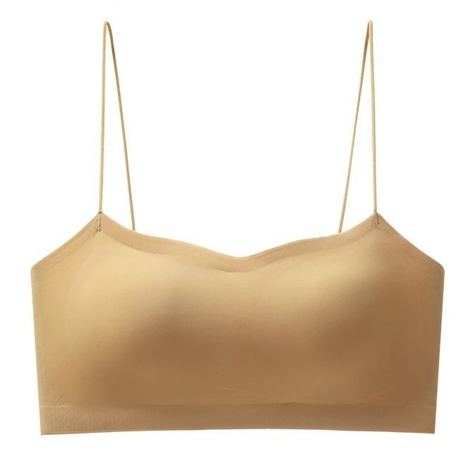 細肩帶不勒肉薄款純色涼感無痕內衣