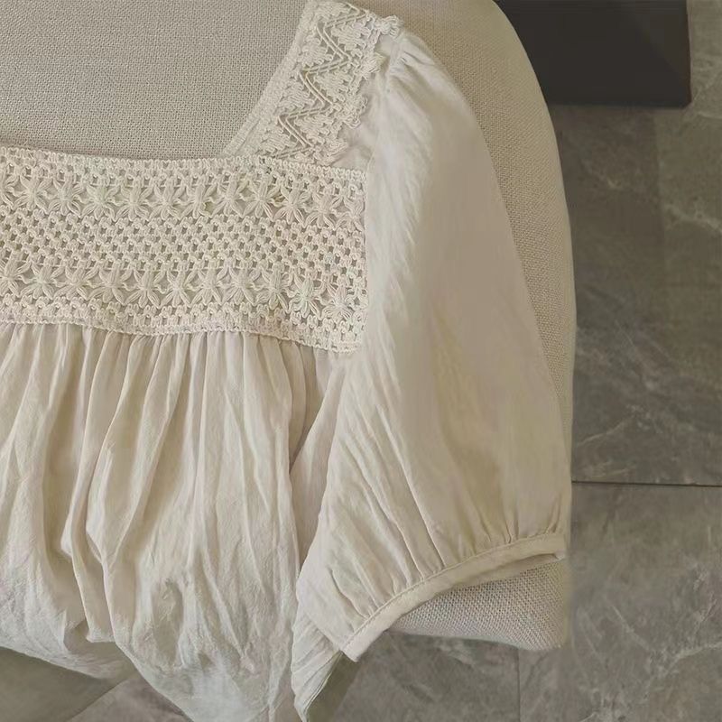 【套裝】小香風洋氣遮肚上衣時尚托腹褲兩件套裝-HaloBless