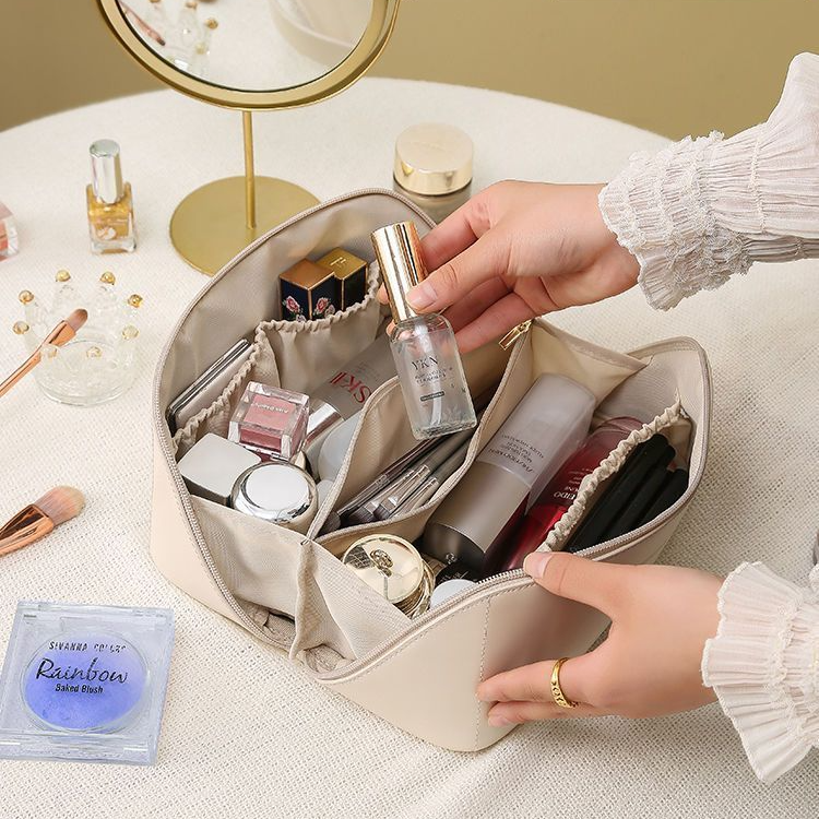 Ins便攜外出旅行大容量化妝品收納包-HaloBless