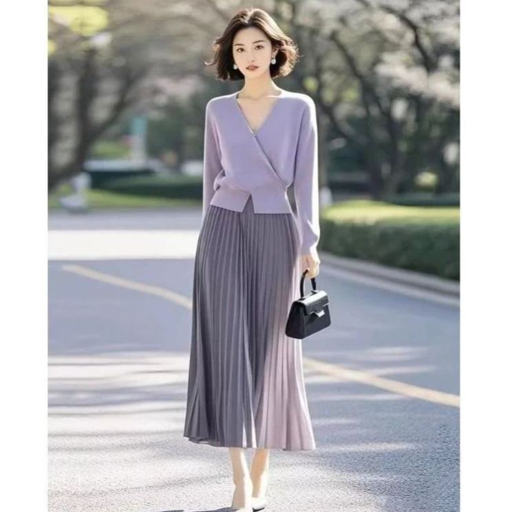 【單件/套裝】轻奢高级氣質感女人味上衣+半身裙两件套裝